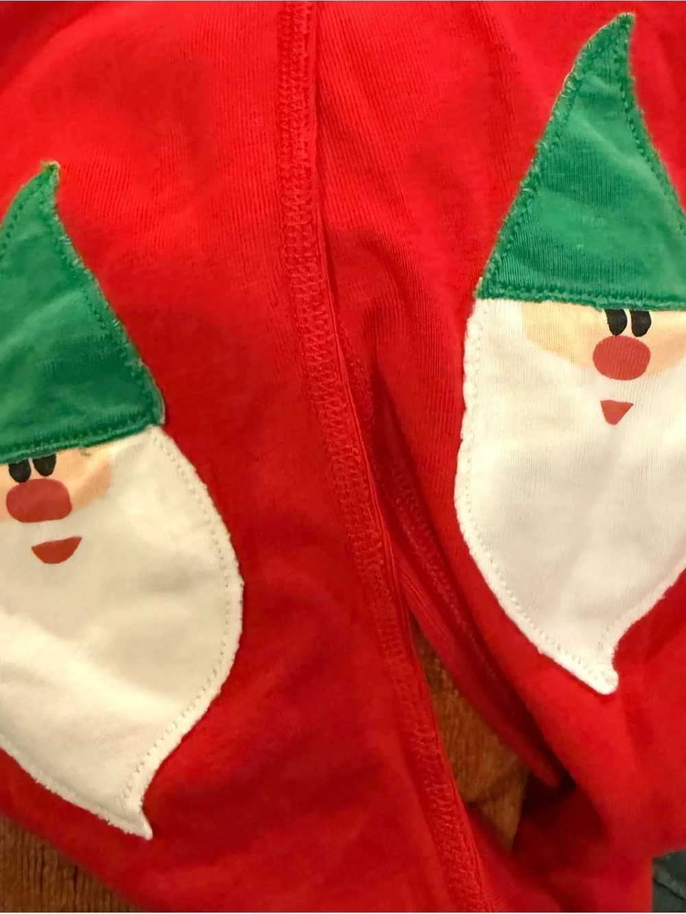 NWOT Hanna Andersson Christmas Gnome One-Piece Union Suit Pajamas – Size 130